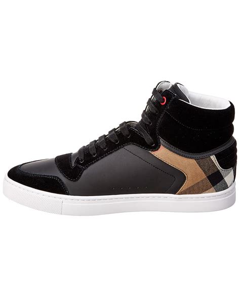 burberry reeth high-top sneakers|Burberry Reeth High Top Check Sneakers on SALE .